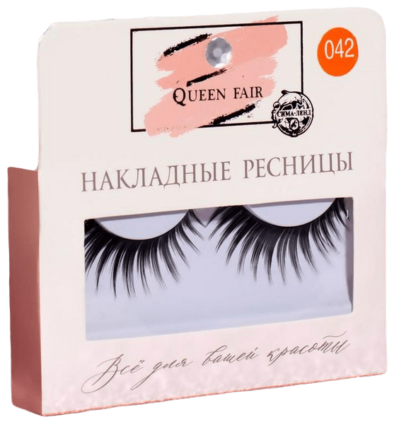 Queen Fair Ресницы накладные с клеем 042