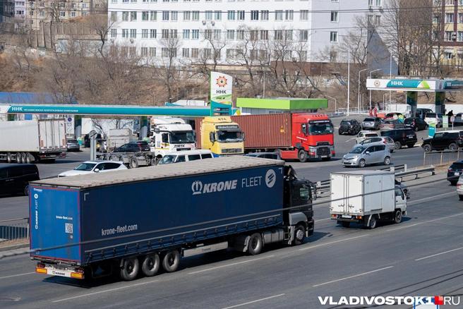 Водители назвали ограничения по весу для большегрузов на дорогах «проблемой всего Приморья» | Источник: Елена Буйвол / VLADIVOSTOK1.RU