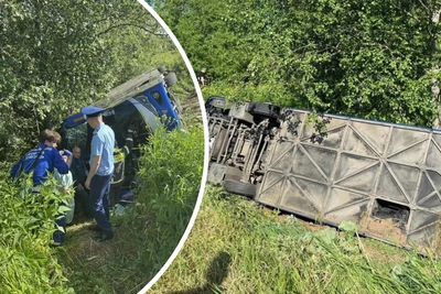 Скорая приехала раньше МЧС на ДТП с автобусом