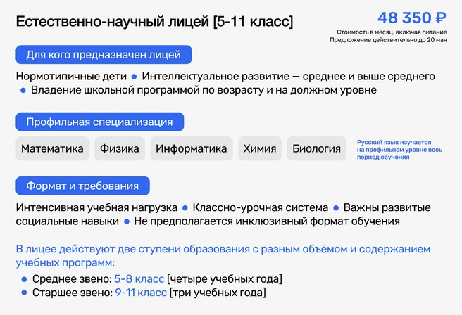 Математика — это фундамент становления алгоритмического мышления каждого лицеиста, а русский — основа эффективных коммуникаций и обязательный предмет для сдачи ЕГЭ | Источник: Ирина Калмыкова