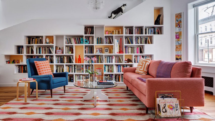 «Дом для любителей кошек и книг» в Бруклине (фото 0)