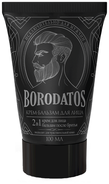 Borodatos Крем-бальзам для лица 2в1 "Borodatos" 100мл.