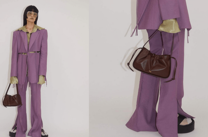 Фото №3 - Кожаный тренч, лавандовый костюм и много акцентных (и очень красивых!) сумок в новой коллекции Yuzefi