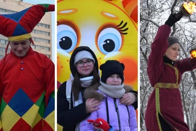 Stilt-walkers, fakirs light up Murmansk's Hello, Sun! festival