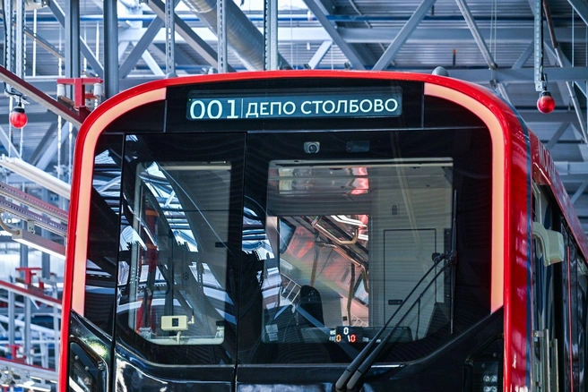 Мэр Москвы открыл электродепо «Столбово» | Источник: Мэр Москвы Сергей Собянин / T.me