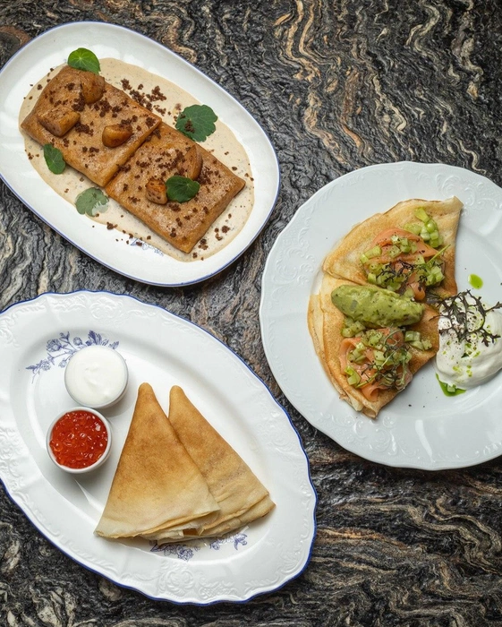 Блинчики в Via Rossa | Источник: via_rossa_bistrot / Instagram.com (экстремистская организация, деятельность запрещена на территории РФ)