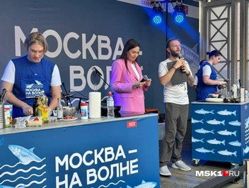 На некоторых фестивальных точках для гостей подготовили развлекательную программу | Источник: Александра Какасьева / MSK1.RU