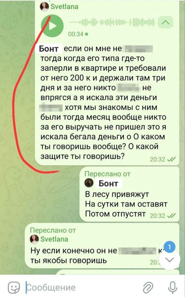 По словам Светланы, здесь они с тем самым «другом» обсуждали в том числе «похищение» Данила | Источник: Светлана Кабаргина