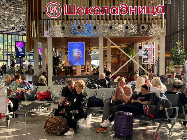 Скоплений пассажиров в аэропорту нет | Источник: aeroaer/t.me