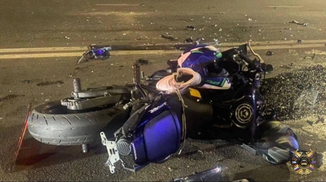 Также пострадала пассажирка мотоцикла | Источник: Госавтоинспекция Кубани / T.me