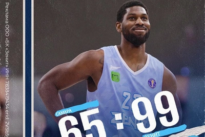 «Зенит» разгромил «Самару» со счётом 99:65