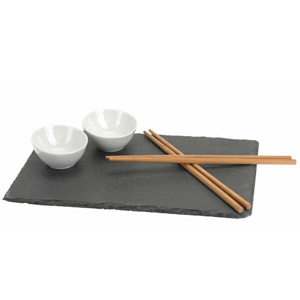 Набор для суши с подносом из сланца, 7 предметов, Koopman
