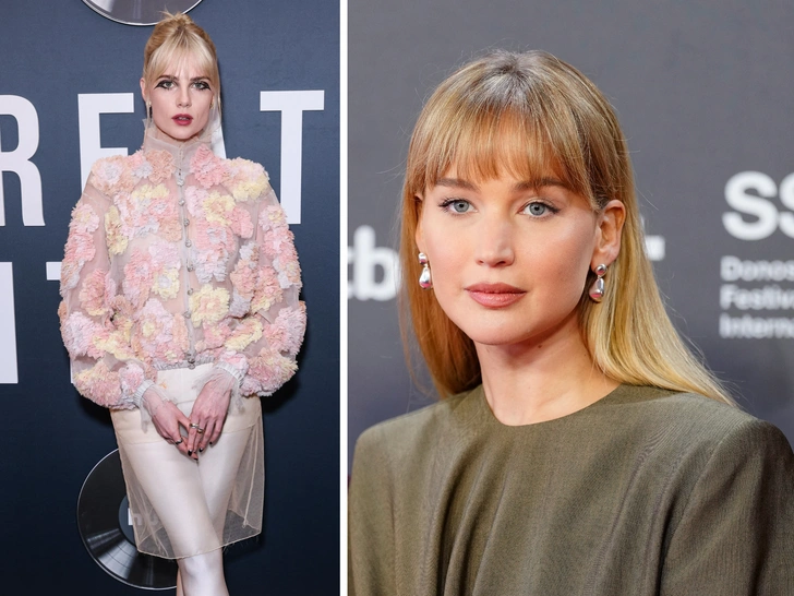 Косая челка, как у Дженнифер Лоуренс — стрижка, которая подходит всем | marieclaire.ru