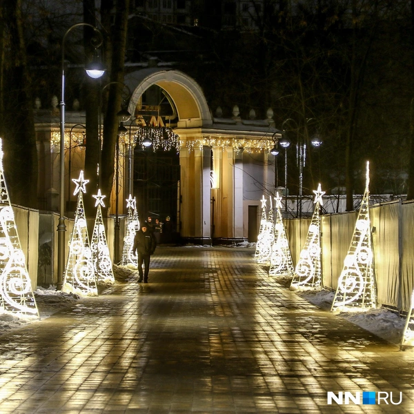 Зимой часть пространства открыли после первого этапа благоустройства | Источник: Наталья Бурухина / NN.RU