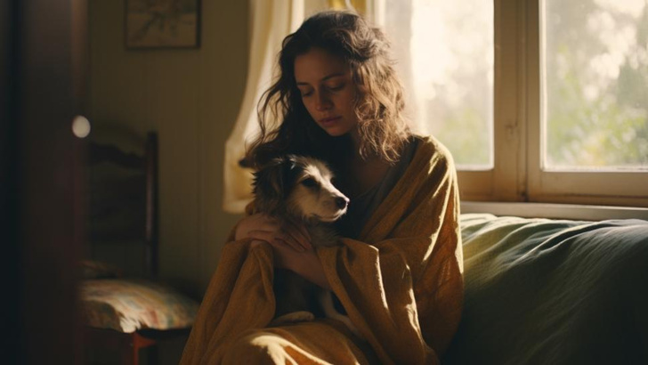 «Я могла бы родиться собакой»: история одинокой семьи и пса по кличке Граф