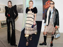 Эрнст в роли совершенной «скульптуры» и Собчак в безумном миксе Prada открыли Cosmoscow