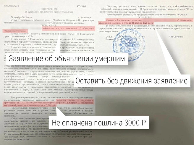 Определение суда от 24 октября | Источник: предоставлено Алексеем Ковалевым