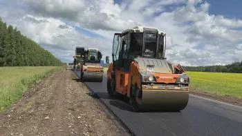 В Башкортостане начали укладку асфальта на дороге Бураево–Старобалтачево–Куеда | Источник: transport.bashkortostan.ru