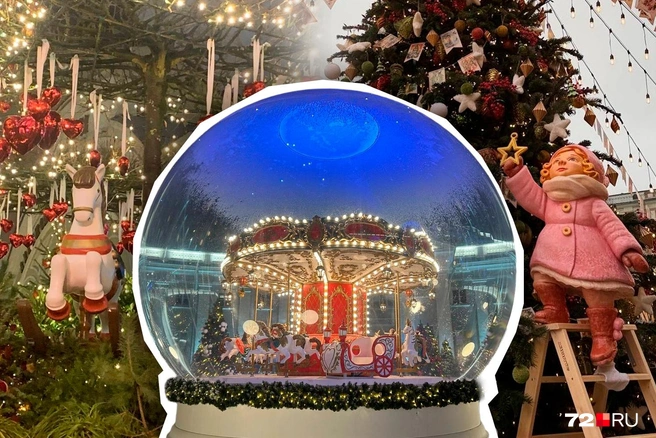 Масштаб декораций в этом году удивляет и москвичей | Источник: 72.RU