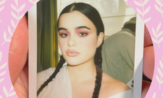 Розовые тени и макияж с цветами: Барби Феррейра показала два стильных образа из сериала «Эйфория»