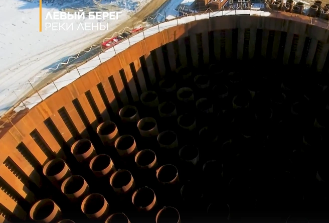 Коффердам высотой 17 метров и шириной в 36 метров | Источник: Группа ВИС