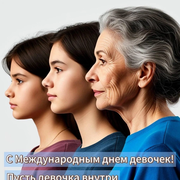 международный день девочек, 11 октября международный день девочек, международный день девочек картинки, Международный день девочек 2025, день девочек | Источник: Шедеврум