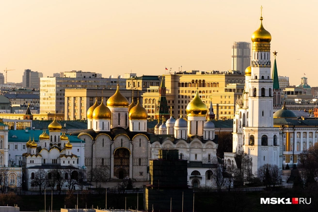 Колокольня Ивана Великого, Успенский собор, Благовещенский собор | Источник: Артем Устюжанин / MSK1.RU