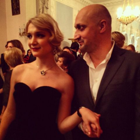 Полина Куценко с отцом на Бале дебютанток Tatler