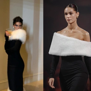 Платье с меховой опушкой — новое прочтение Slavic core