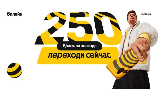 В рамках тарифа доступны 1024 гигабайта интернета, 200 минут и 200 СМС, а также все возможности клиентов оператора | Источник: Билайн