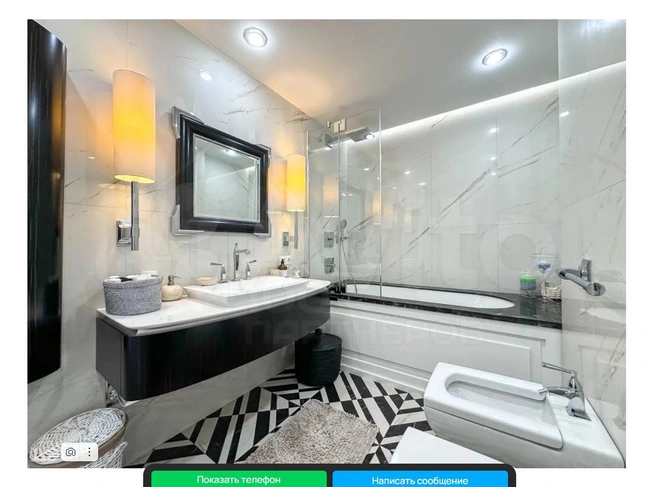 Одна из ванных | Источник: сайт объявлений