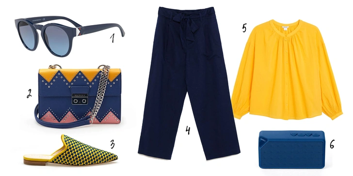 1. Emporio Armani, 2, 3 - BEATRICE.b., 4. Zara, 5. Monki, 6. Rombica