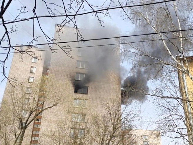 Полная ликвидация пожара была зафиксирована в 13:13. | Источник: читатель «Фонтанки»