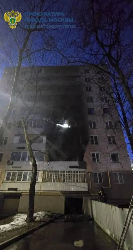 Пятерых детей спасли пожарные | Источник: Прокуратура Москвы / T.me