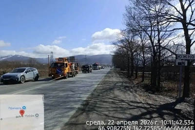 В Южно-Сахалинске обновляют разметку на автодорогах