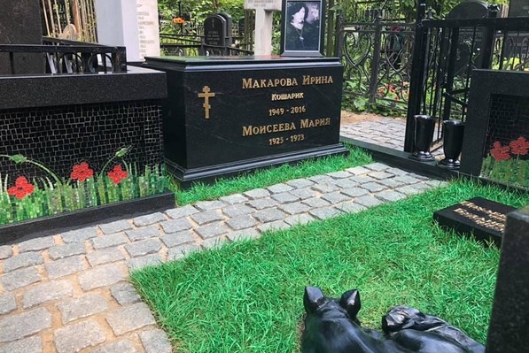 Ранее Ирина Макарова предоставила такие фотографии с кладбища