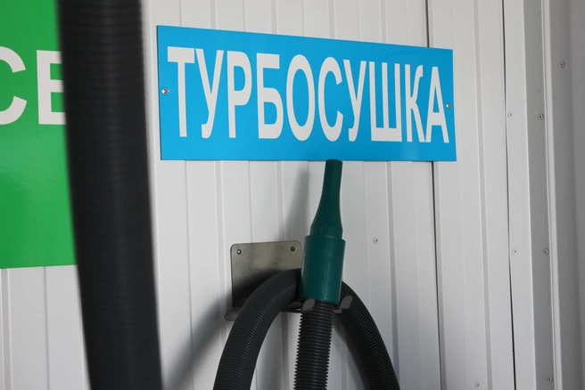 С помощью турбосушки удобно сгонять воду с автомобиля | Источник: «Теплая автомойка самообслуживания»
