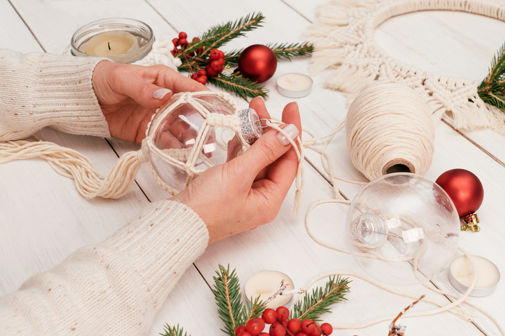 🎀Игрушки на ёлку за 5 минут 🎄 Новогодние поделки 🎄 Своими руками ❄��️ DIY christmas ornaments