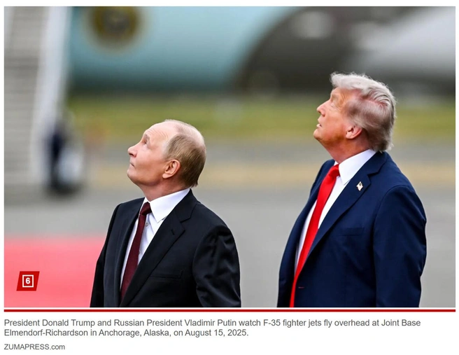 Трамп после разговора с Зеленским и европейскими лидерами запостил фото с Путиным и истребителями | www.fontanka.ru