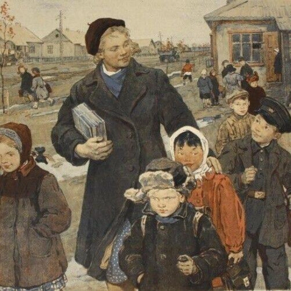 «Учительница», И. Воробьева, 1957 год | Источник: соцсети