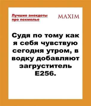 Лучшие анекдоты про похмелье. Выпуск 2