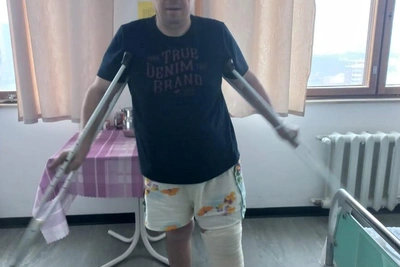 Тюменский военный, уехавший на СВО на костылях, вернулся домой