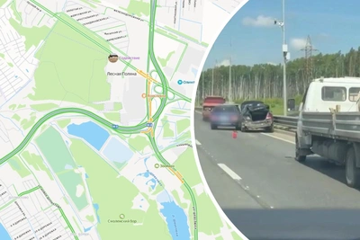 «Обнимашки» на мосту: три авто столкнулись в Ярославле