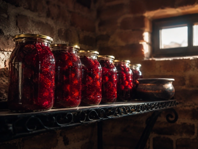 Темнота и прохлада помогают заготовке дольше сохранять цвет и вкус | Источник: GPT