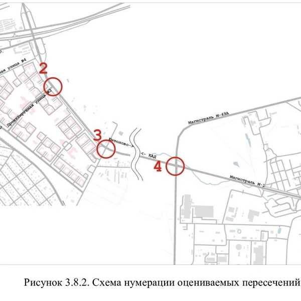 Схема расстановки светофоров на перекрестках М-1 | Источник: Материалы общественных обсуждений