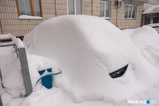 На ней, кажется, не ездили с начала зимы | Источник: Максим Серков / NGS42.RU