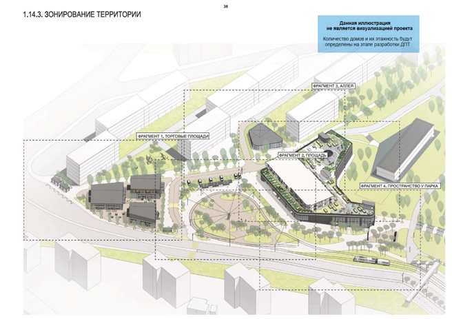 Приблизительный проект будущей территории | Источник: vlc.ru