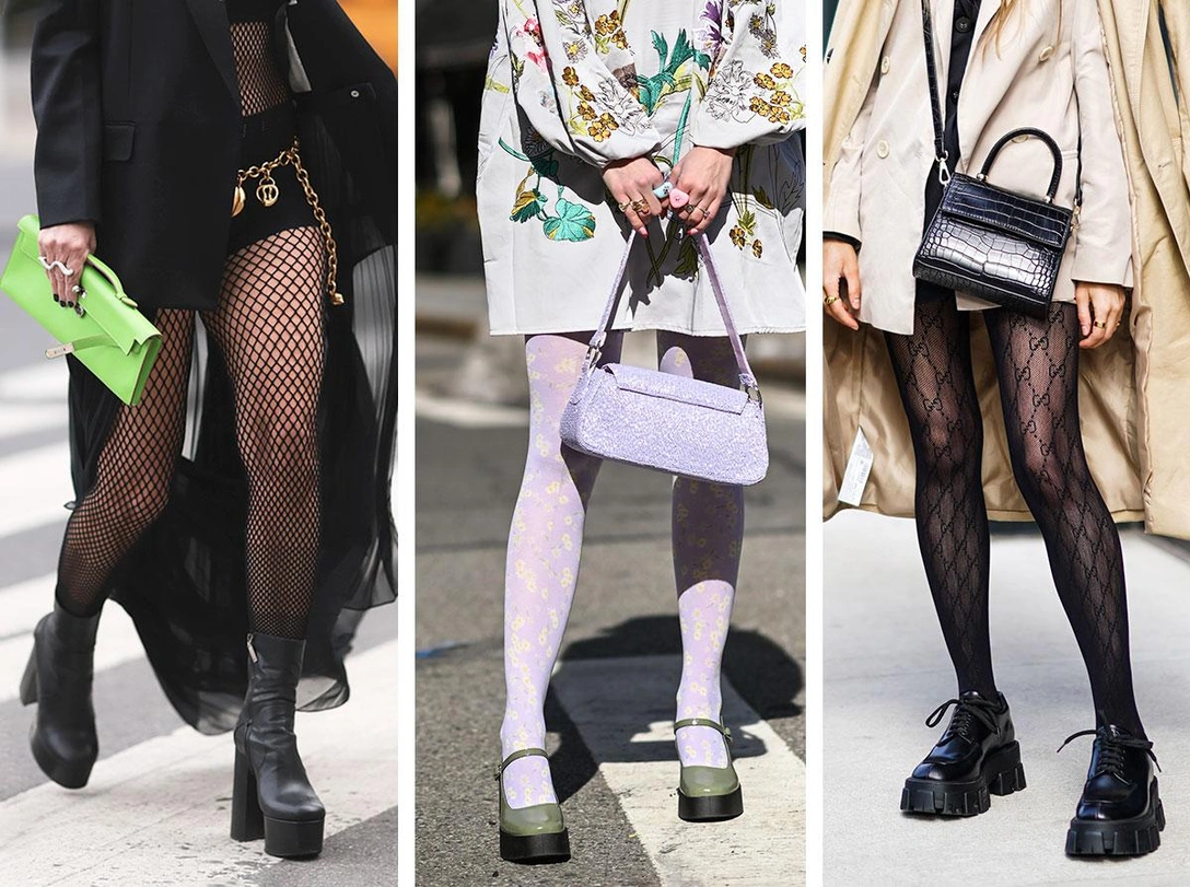 Какие колготки будут в моде весной 2023 (и как их правильно носить) | marieclaire.ru