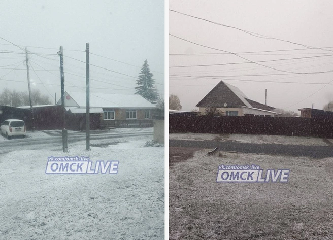 Зима! | Источник: «Омск Live» / T.me