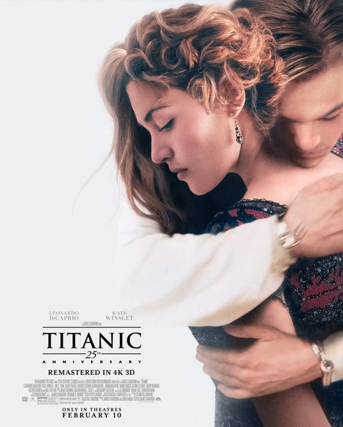 Что с волосами? В Сети негодуют из-за странной прически Кейт Уинслет на новом постере «Титаника»